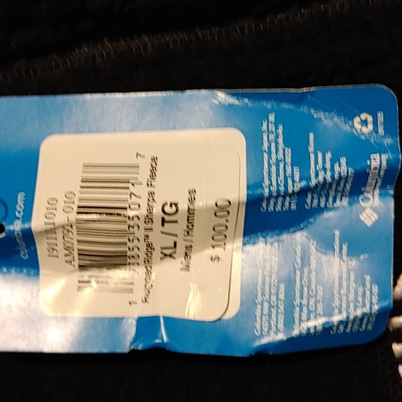 Columbia Rugged Ridge 11 sherpa fleece jacket SZ.XL NWT Black - Picture 5 of 8